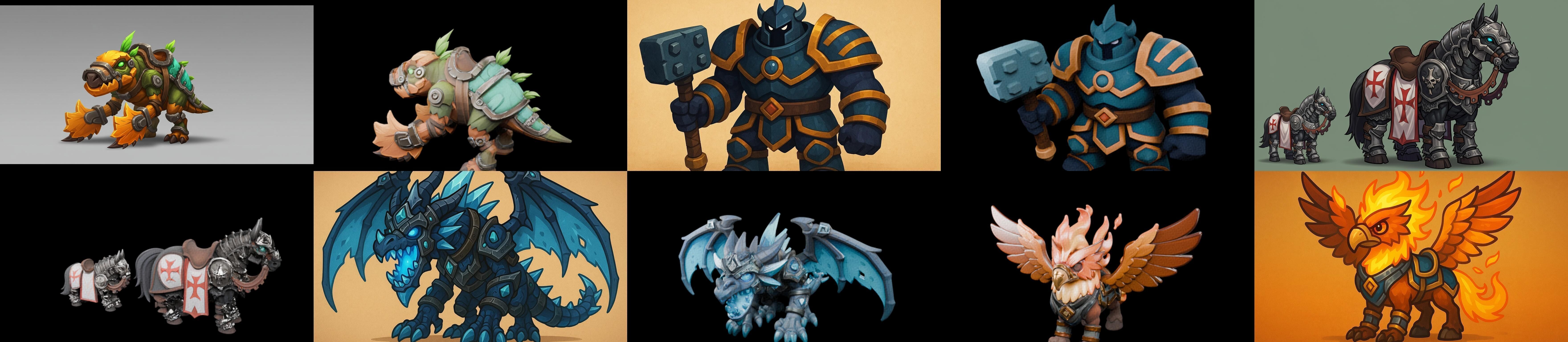 MountWorld bundle 45 pack 100 glb Low-poly 3D model_12