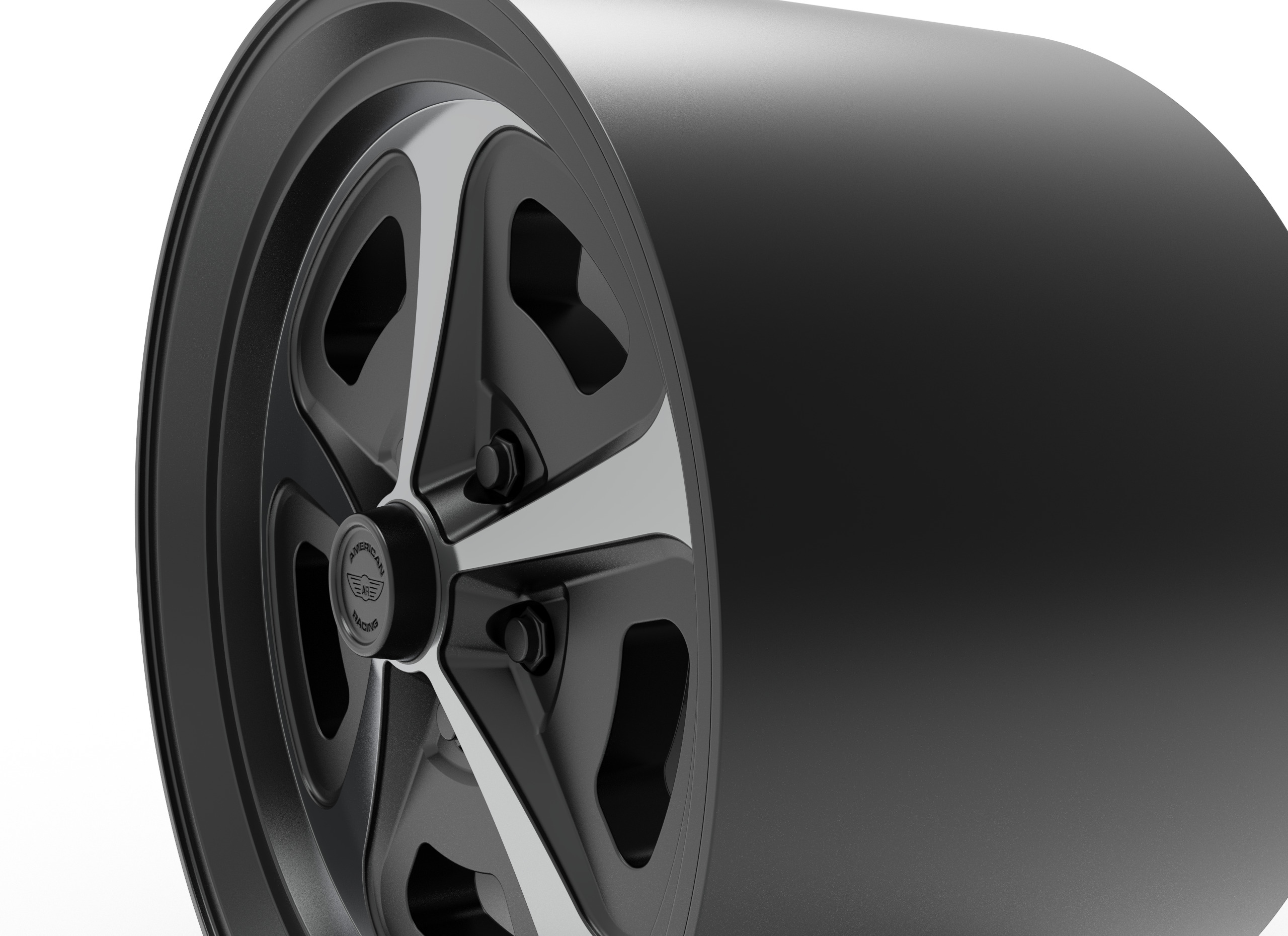 AMERICAN RACING 500 MONO CAST WHEEL 3D PRINT MODEL 3D print model_6