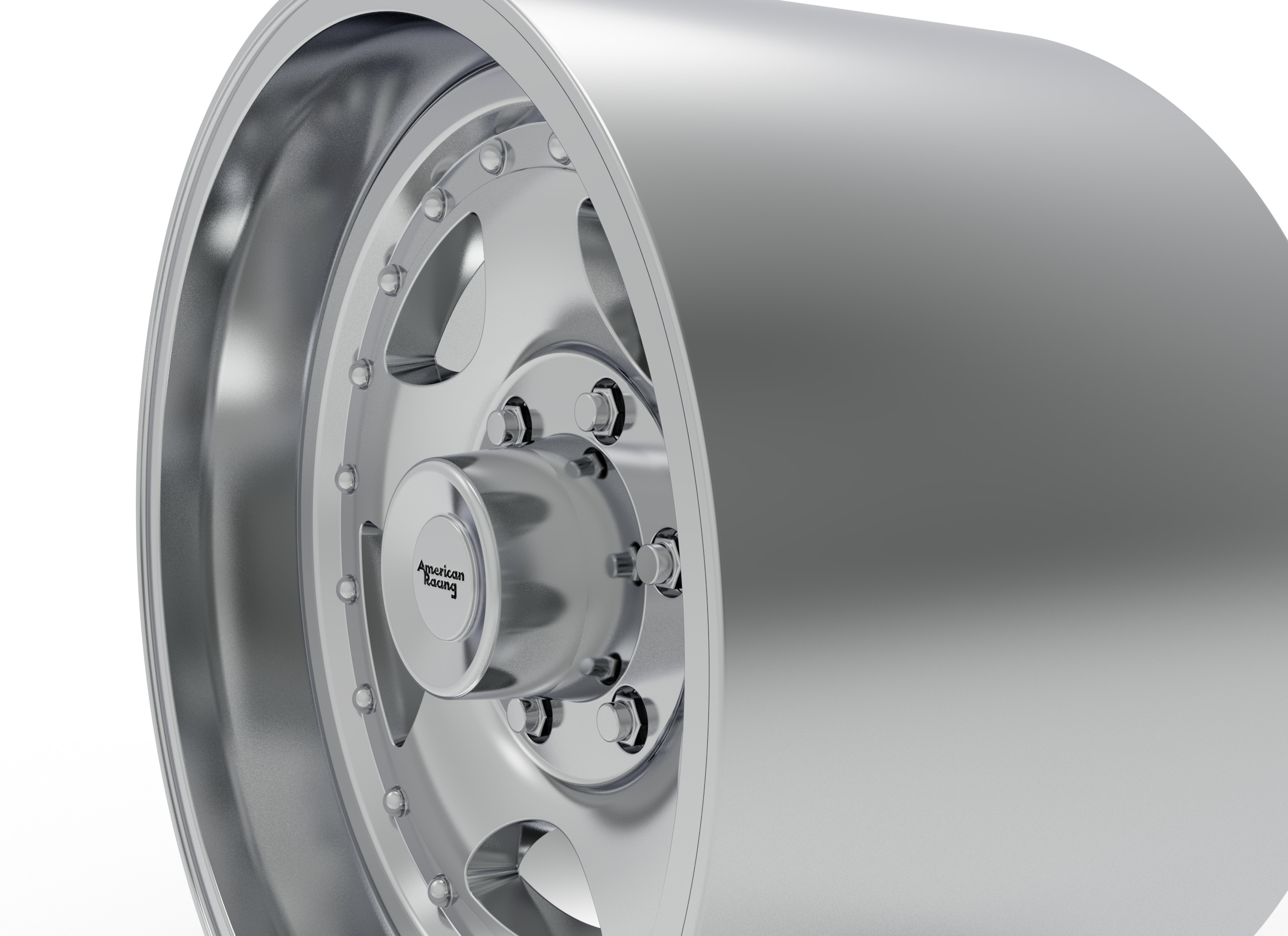 AMERICAN RACING AR23 WHEEL 3D PRINT MODEL 3D print model_6