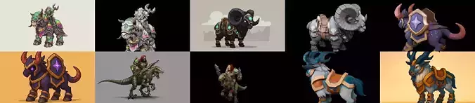 MountWorld bundle 42 pack 100 glb