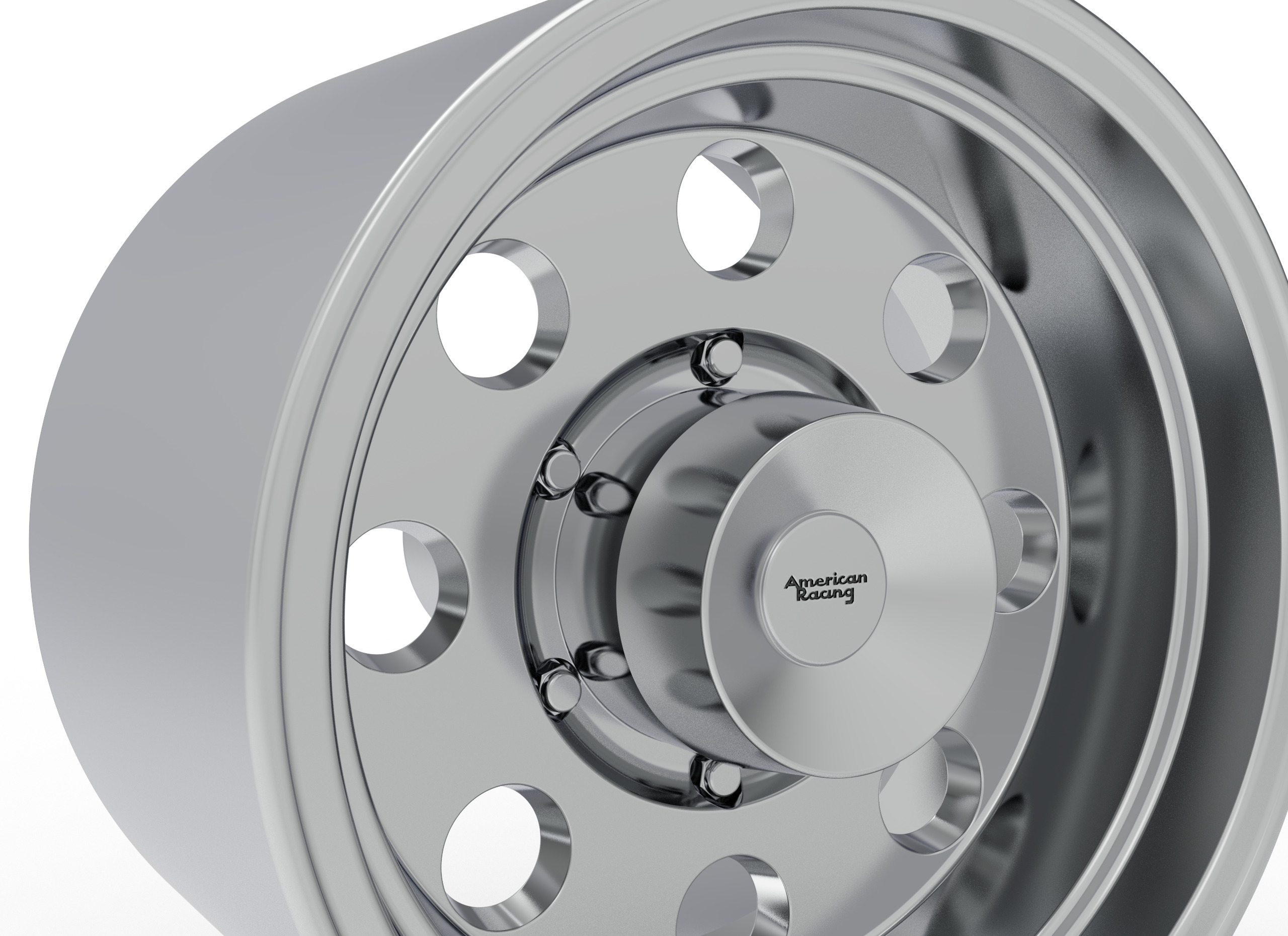 AMERICAN RACING BAJA WHEEL 3D PRINT MODEL 3D print model_5