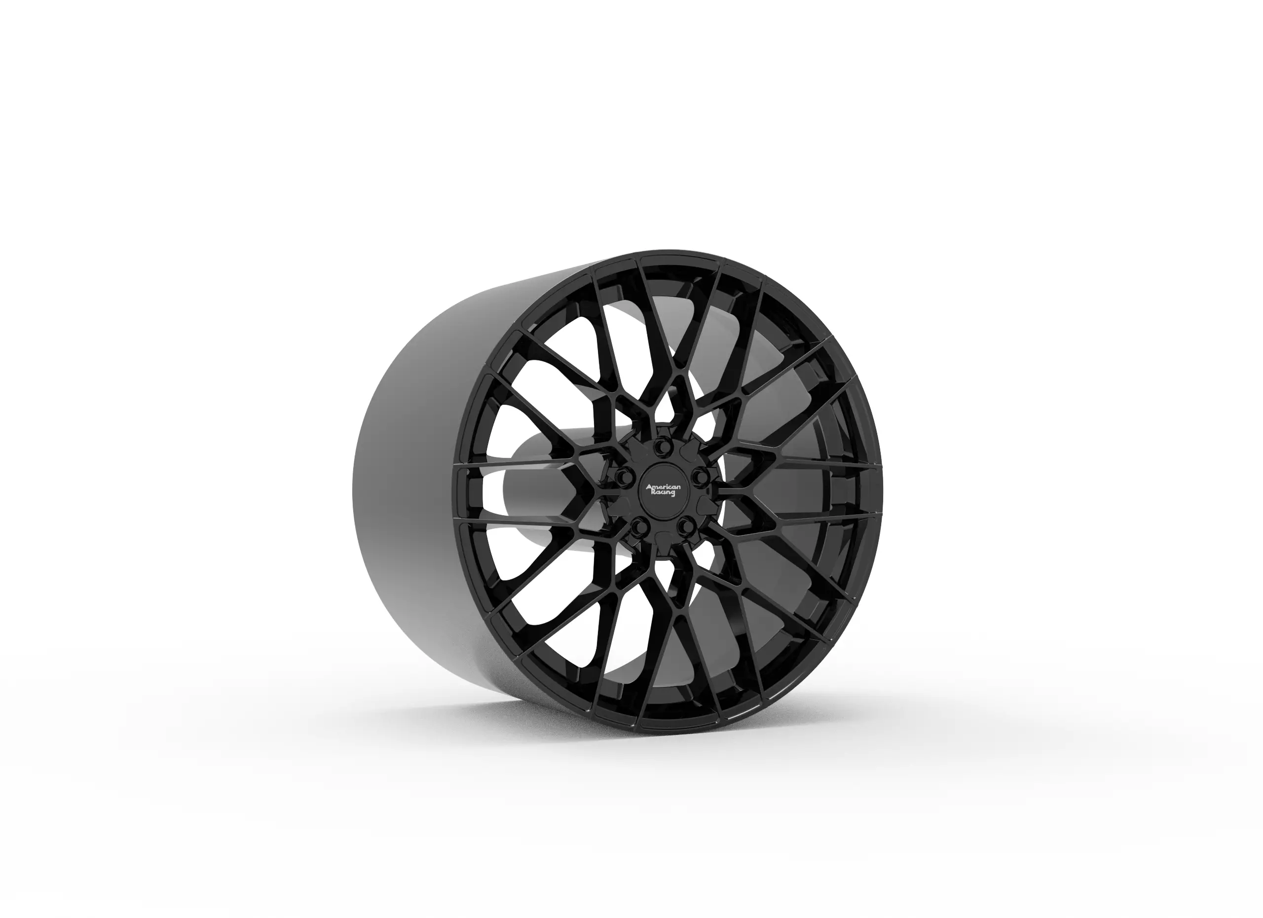 AMERICAN RACING BARRAGE WHEEL 3D PRINT MODEL 3D print model_0