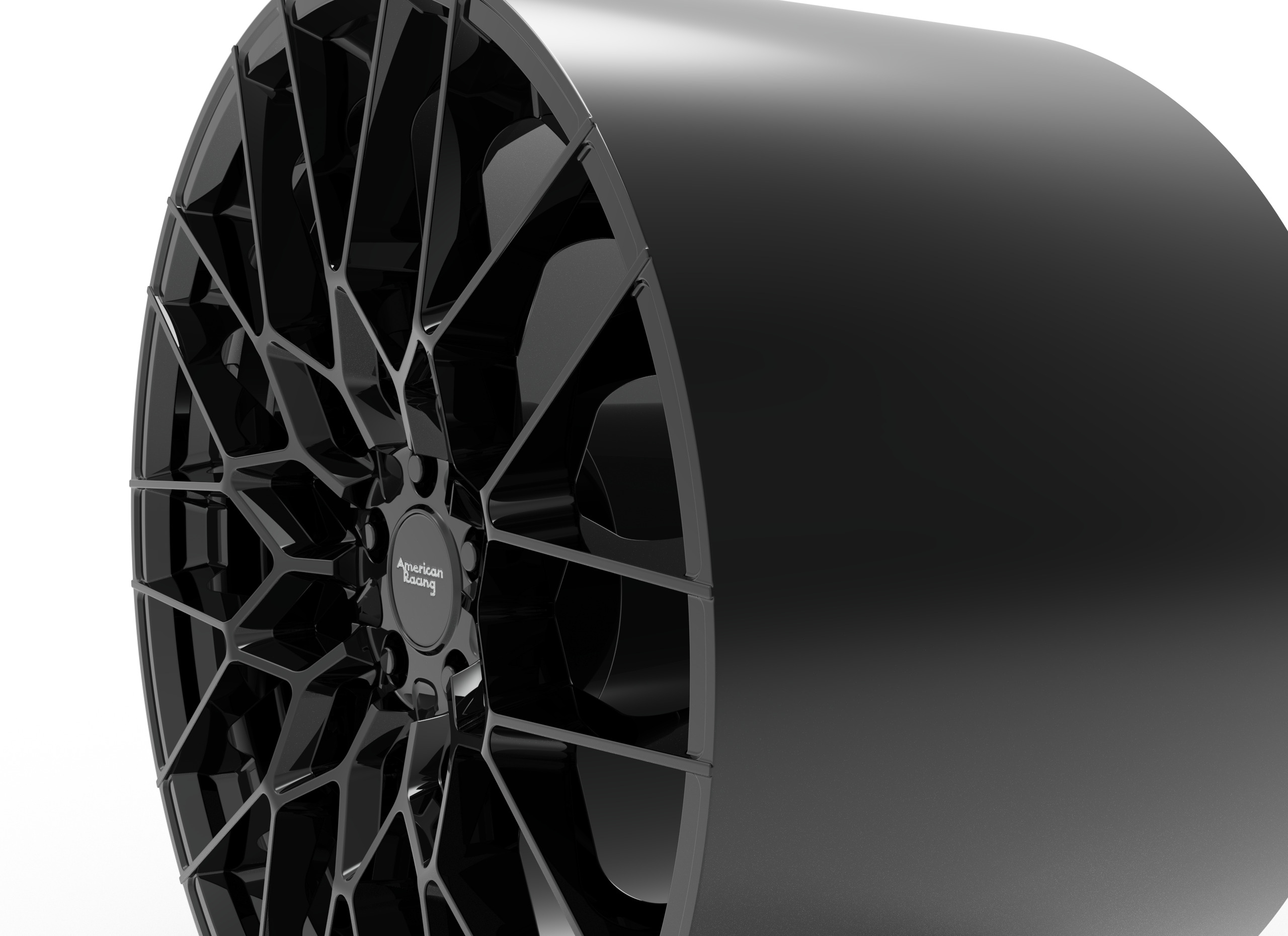 AMERICAN RACING BARRAGE WHEEL 3D PRINT MODEL 3D print model_6