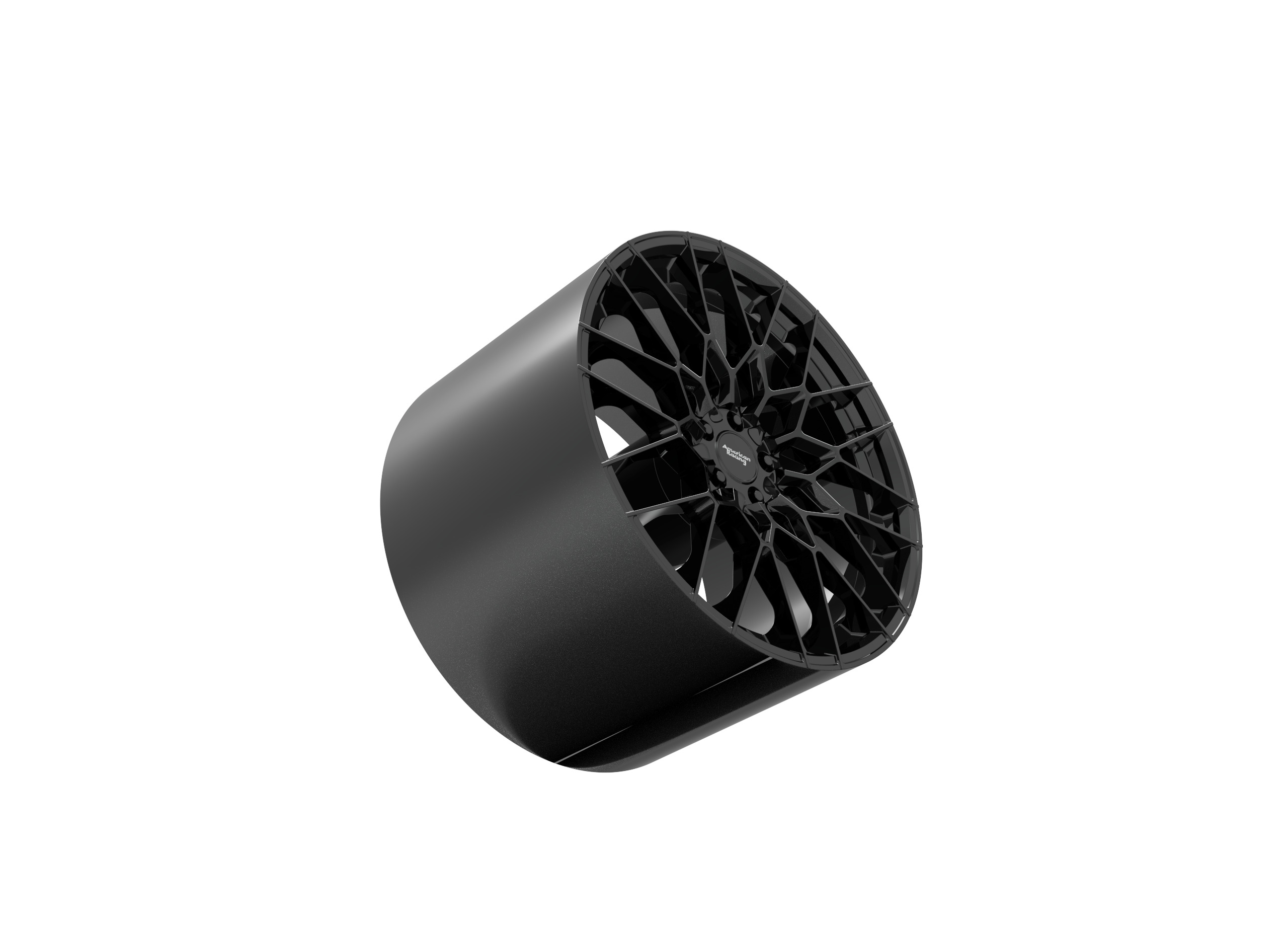 AMERICAN RACING BARRAGE WHEEL 3D PRINT MODEL 3D print model_4
