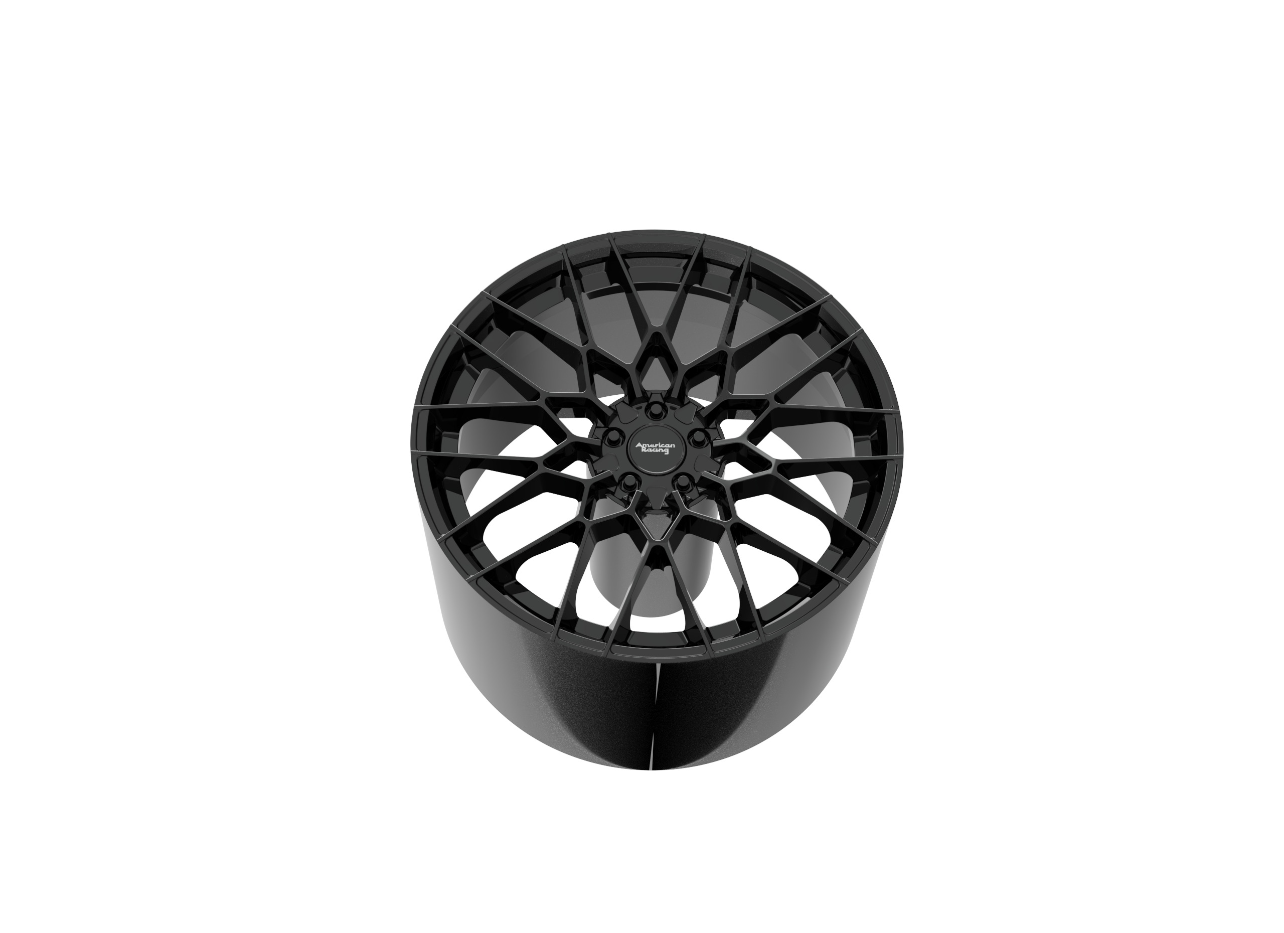 AMERICAN RACING BARRAGE WHEEL 3D PRINT MODEL 3D print model_2