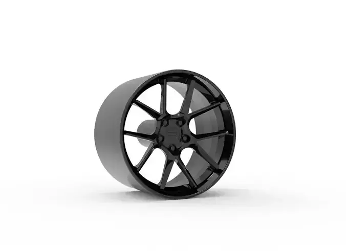 AMERICAN RACING BISHOP WHEEL 3D PRINT MODEL