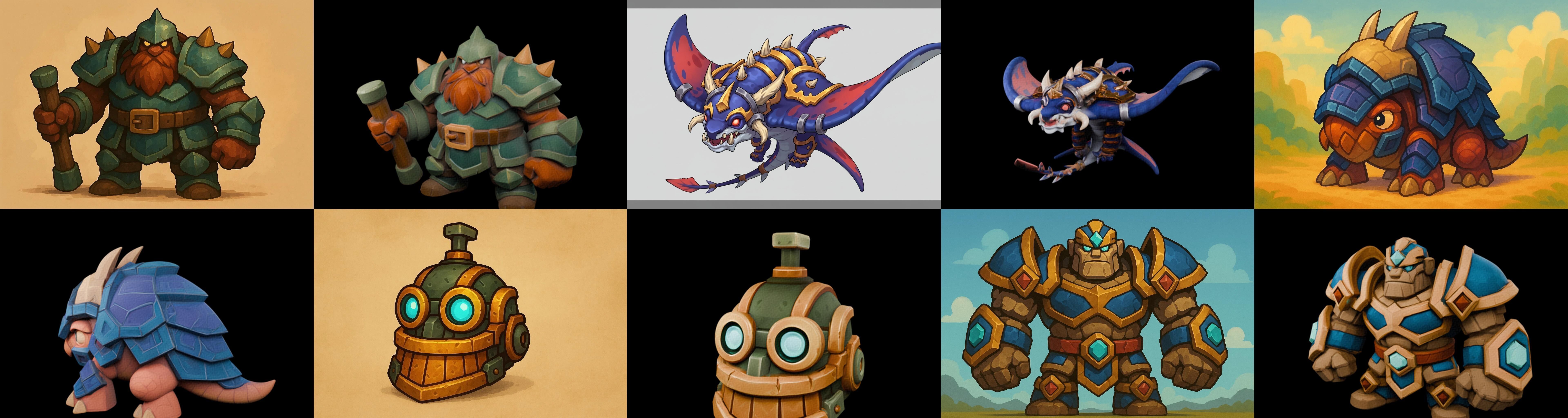 MountWorld bundle 39 pack 100 glb Low-poly 3D model_4