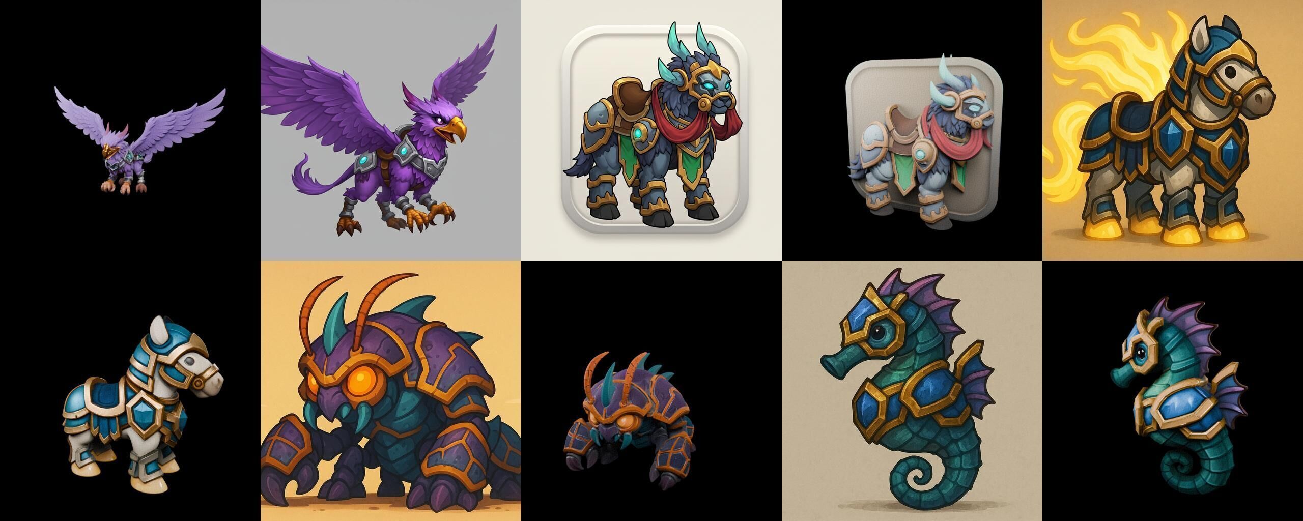 MountWorld bundle 39 pack 100 glb Low-poly 3D model_17