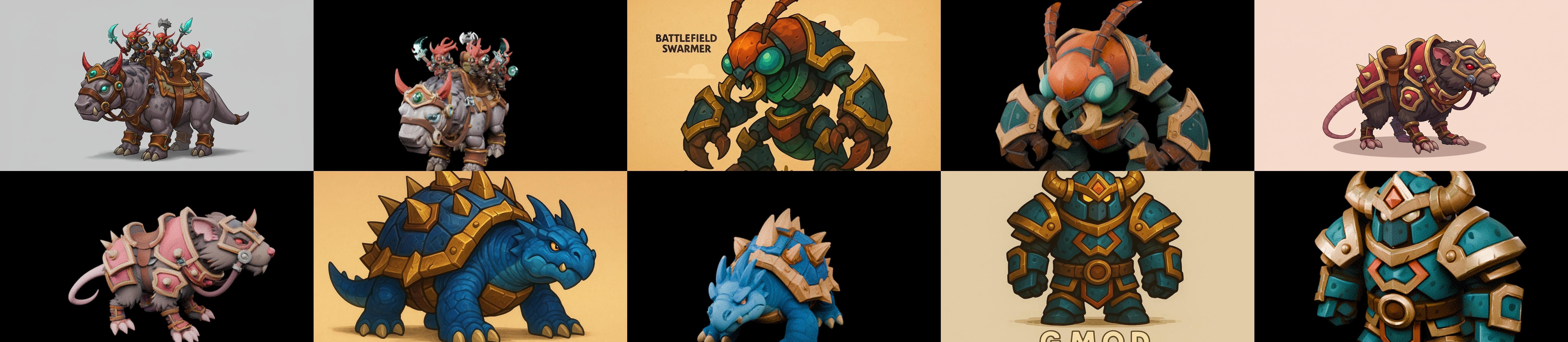 MountWorld bundle 39 pack 100 glb Low-poly 3D model_18