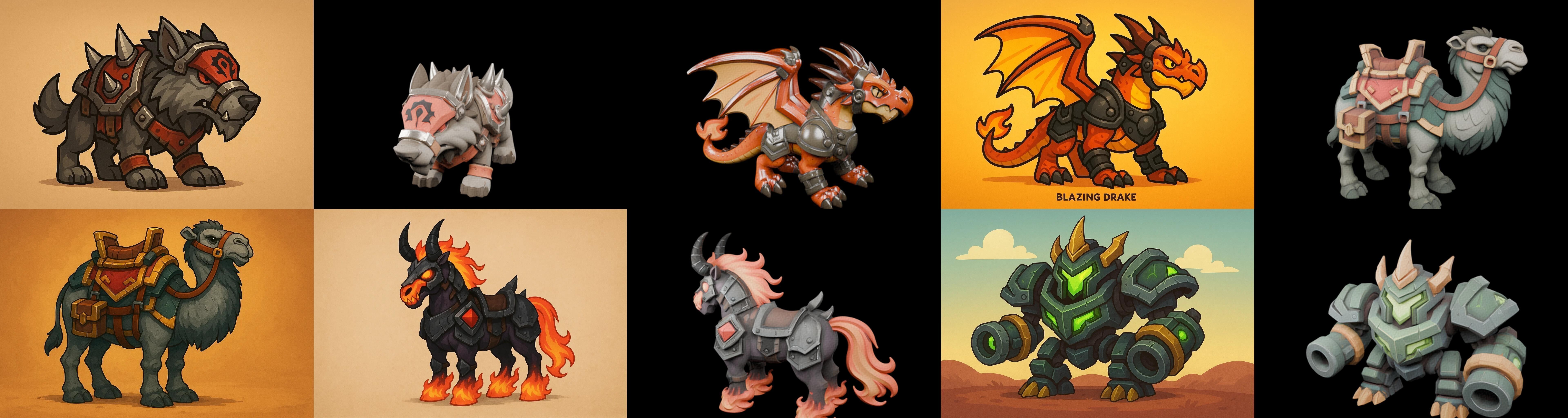 MountWorld bundle 39 pack 100 glb Low-poly 3D model_16