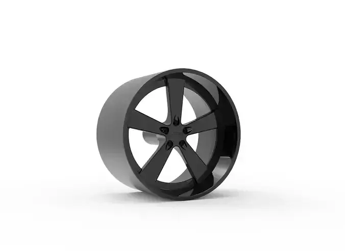 AMERICAN RACING BURNOUT WHEEL 3D PRINT MODEL