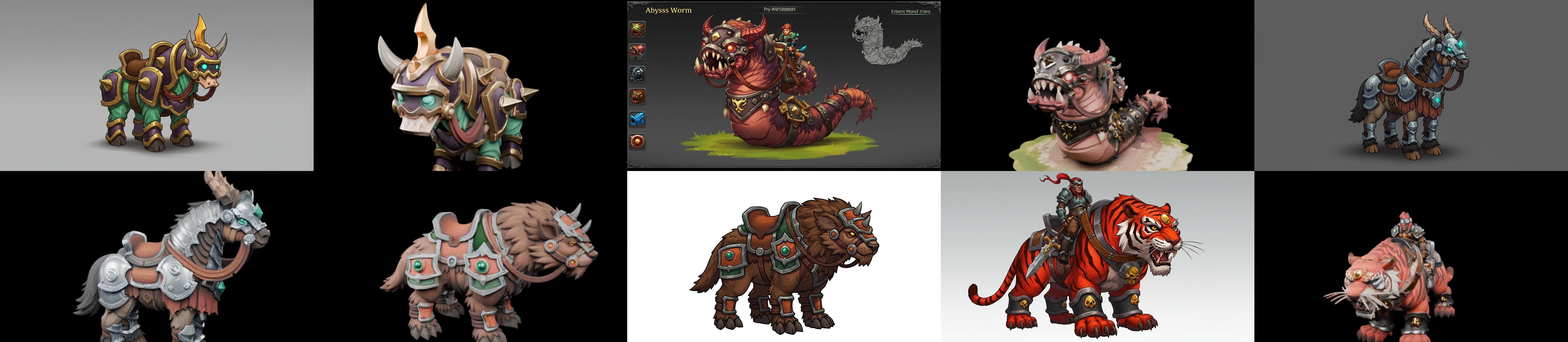 MountWorld bundle 37 pack 100 glb Low-poly 3D model_6