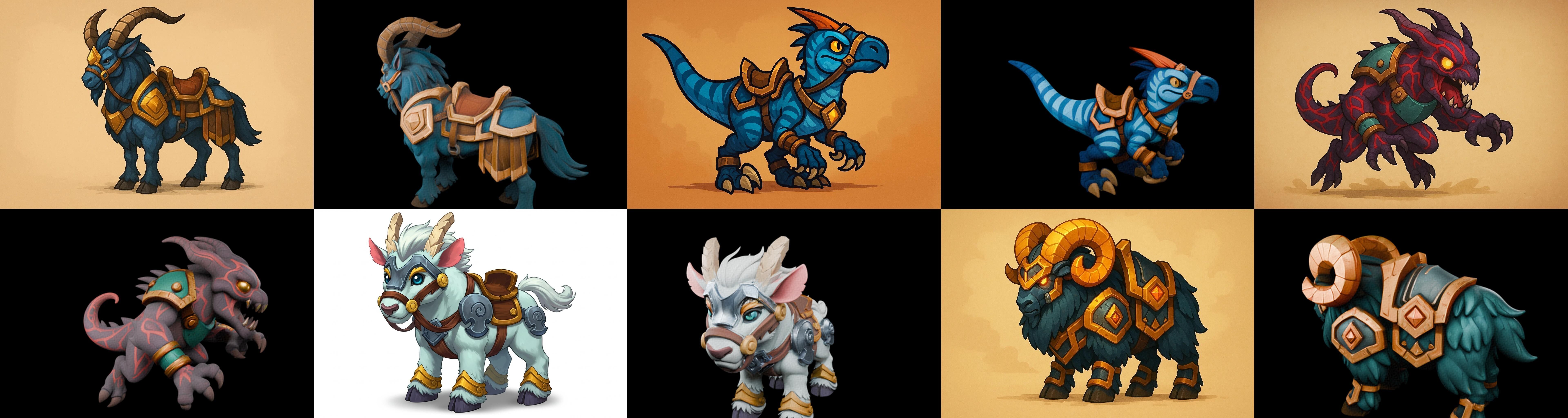 MountWorld bundle 37 pack 100 glb Low-poly 3D model_5