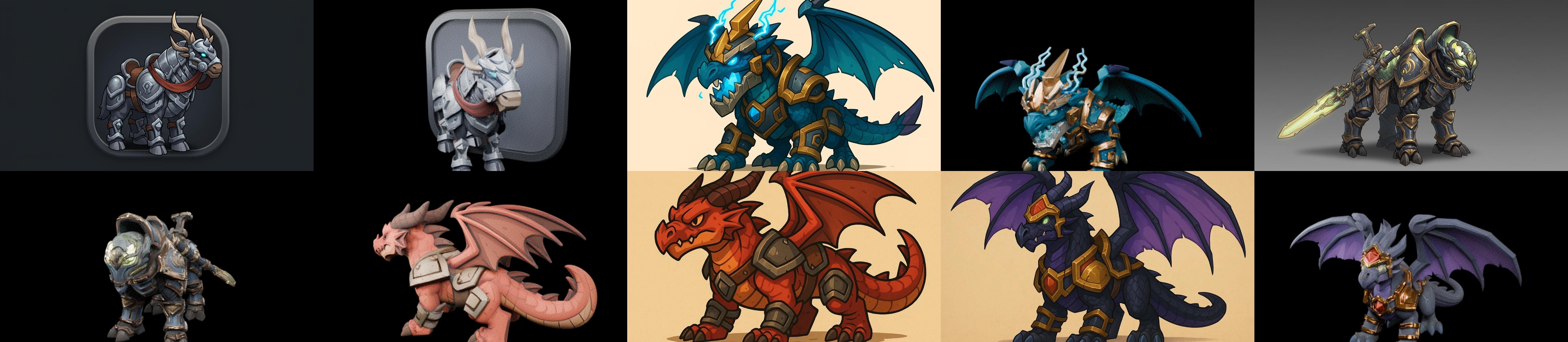 MountWorld bundle 37 pack 100 glb Low-poly 3D model_10