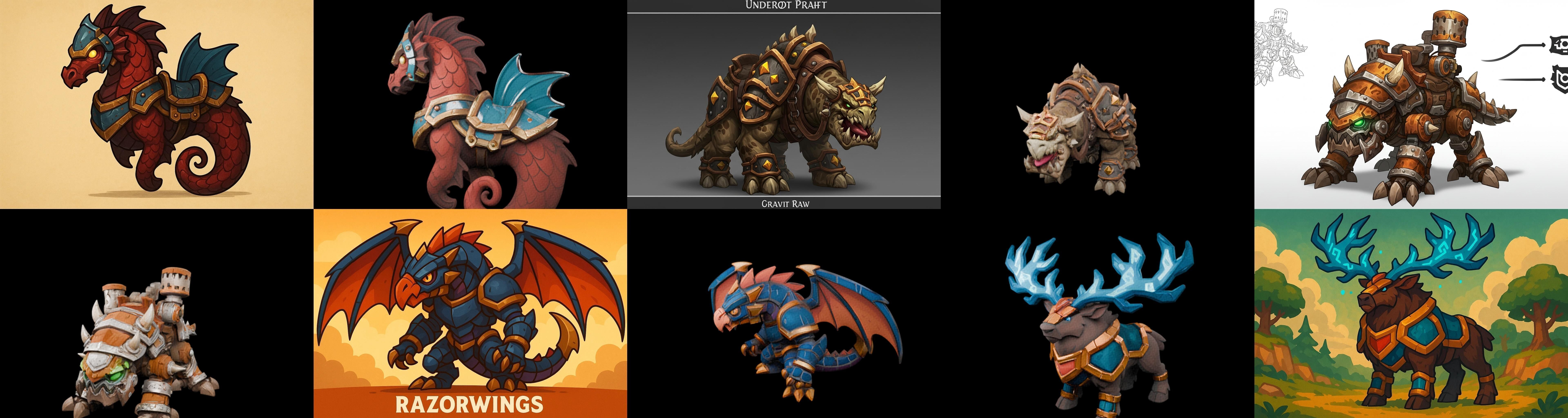 MountWorld bundle 37 pack 100 glb Low-poly 3D model_17