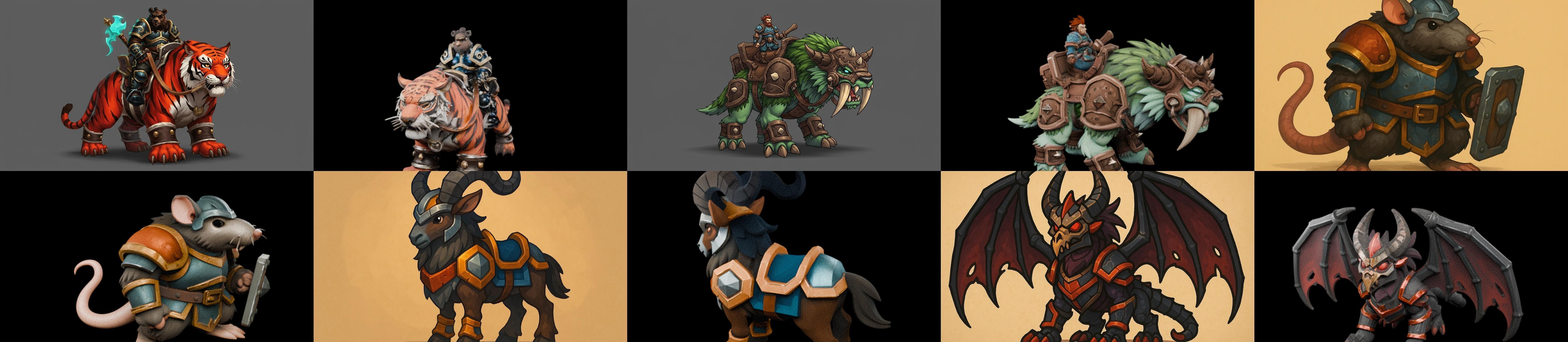 MountWorld bundle 37 pack 100 glb Low-poly 3D model_19