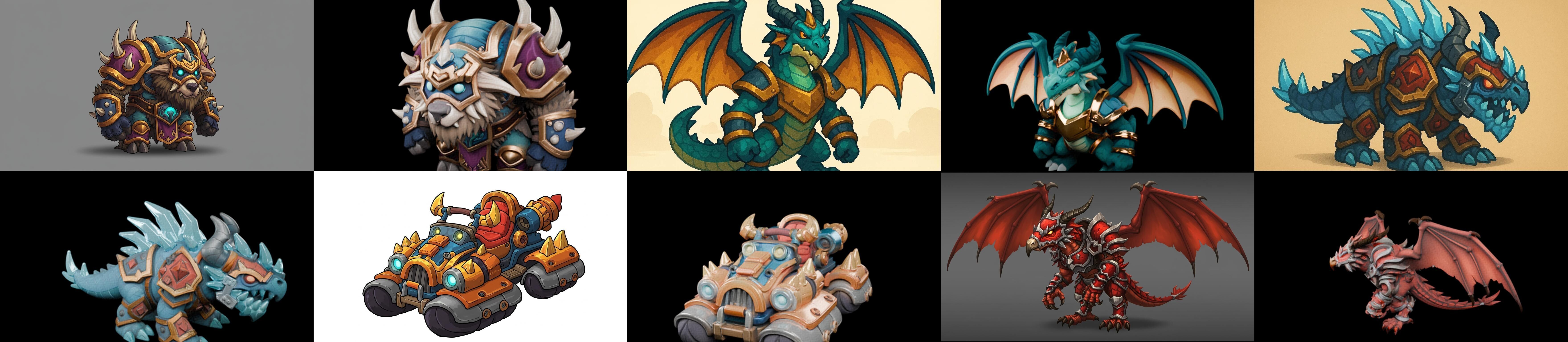 MountWorld bundle 37 pack 100 glb Low-poly 3D model_18