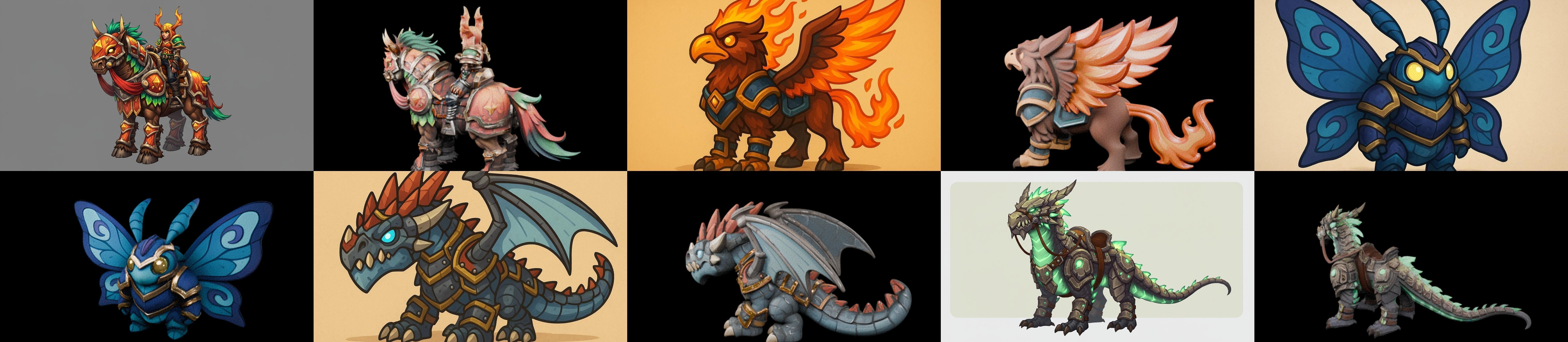 MountWorld bundle 37 pack 100 glb Low-poly 3D model_4