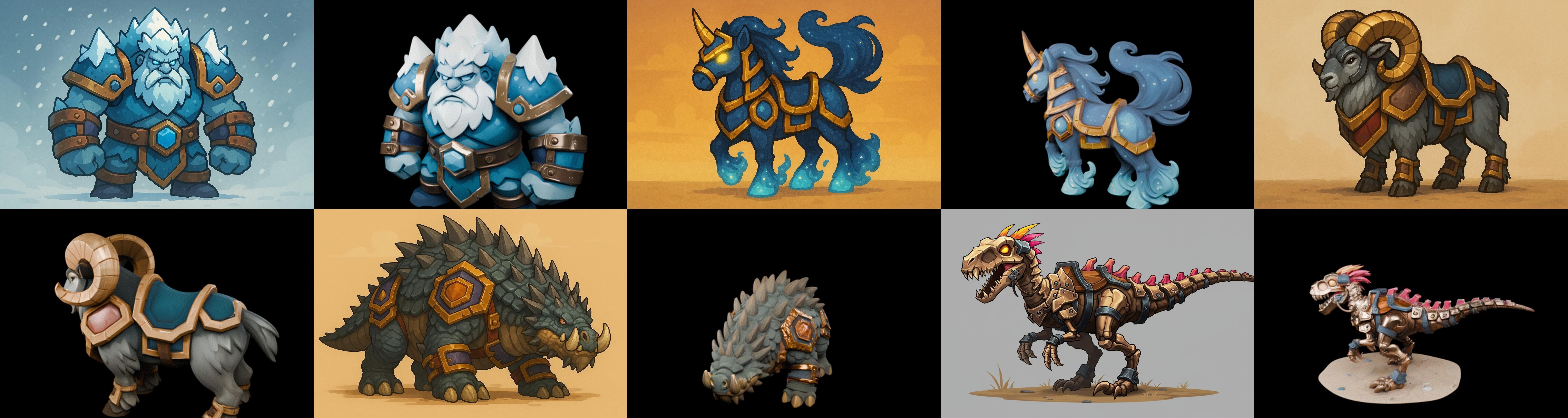 MountWorld bundle 37 pack 100 glb Low-poly 3D model_12