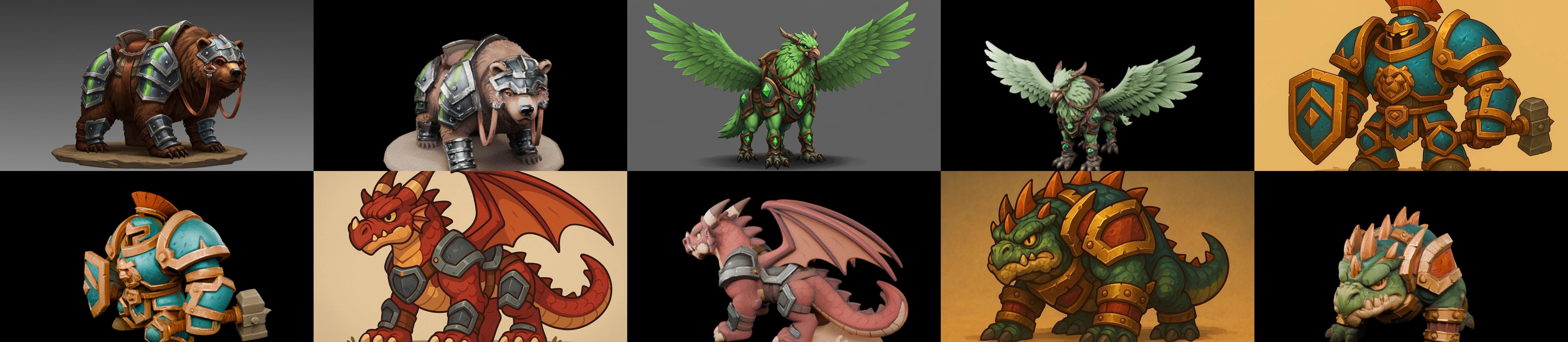 MountWorld bundle 37 pack 100 glb Low-poly 3D model_14