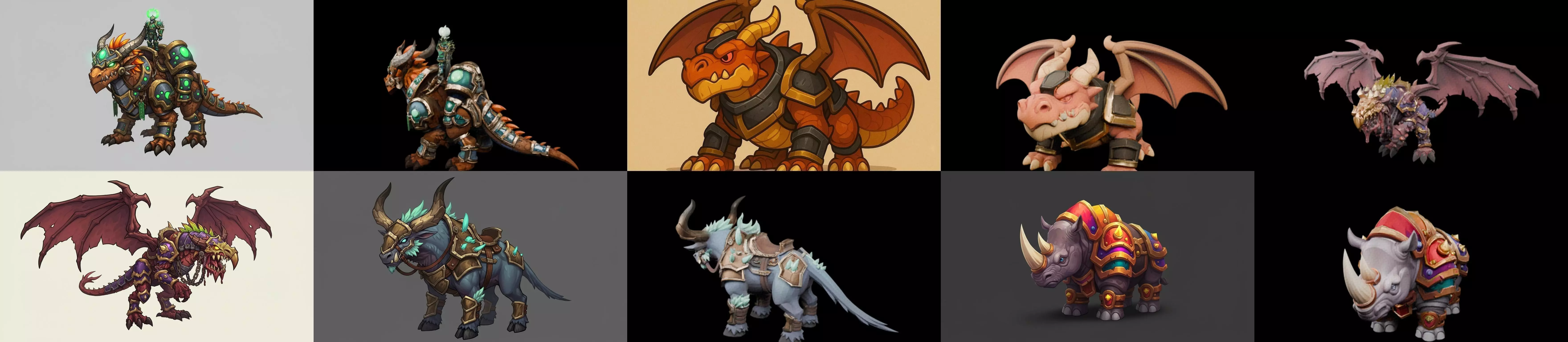 MountWorld bundle 37 pack 100 glb Low-poly 3D model_0