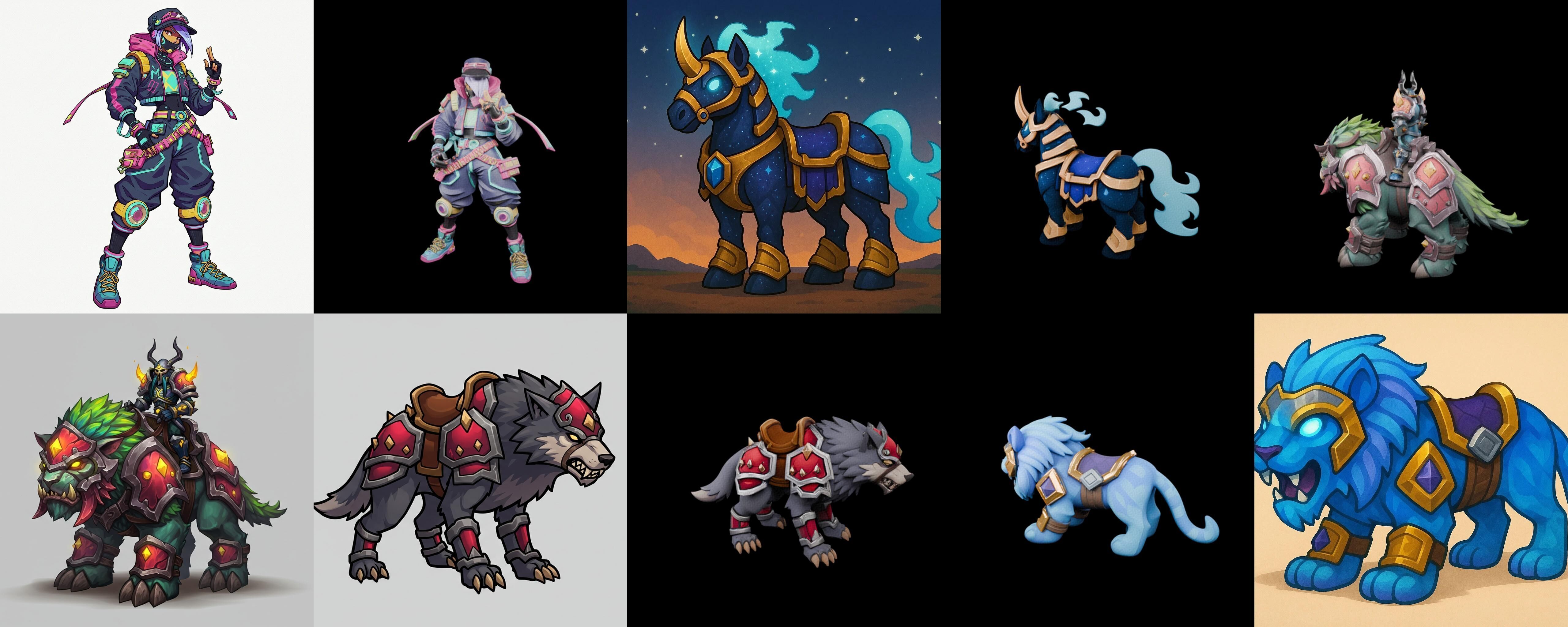 MountWorld bundle 37 pack 100 glb Low-poly 3D model_7