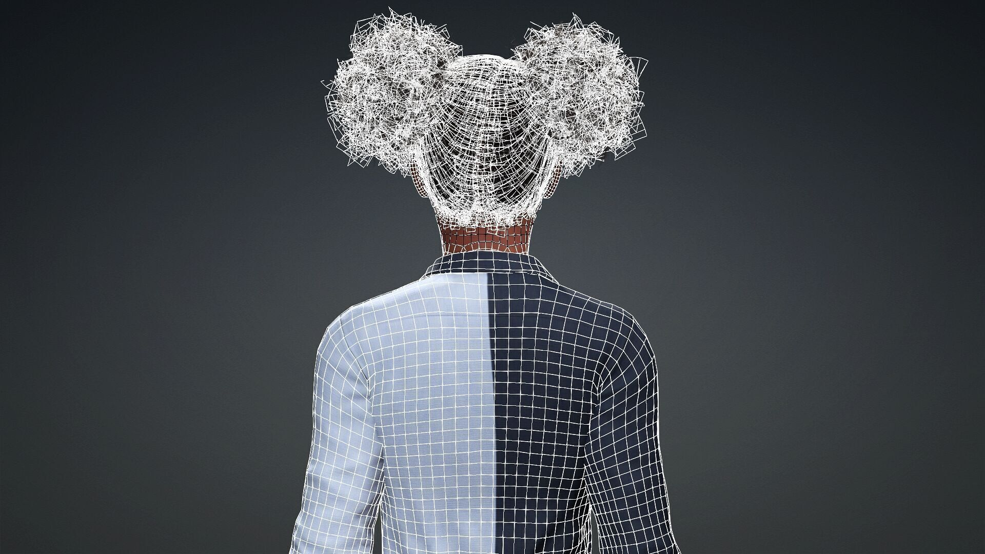 3D Black Woman Character 3D model_15