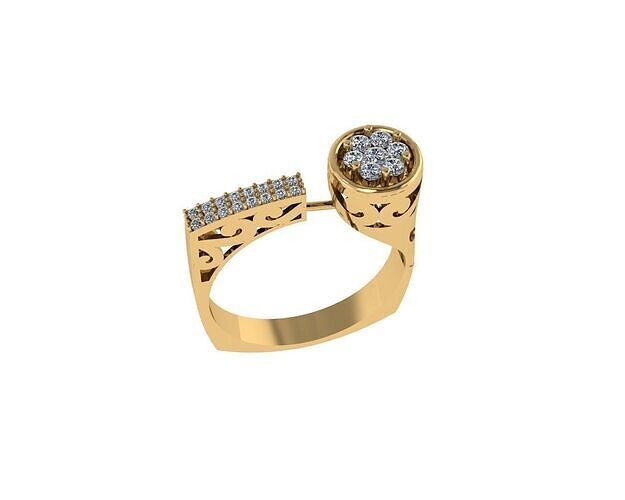 Girls Fashion Rings 3D print model