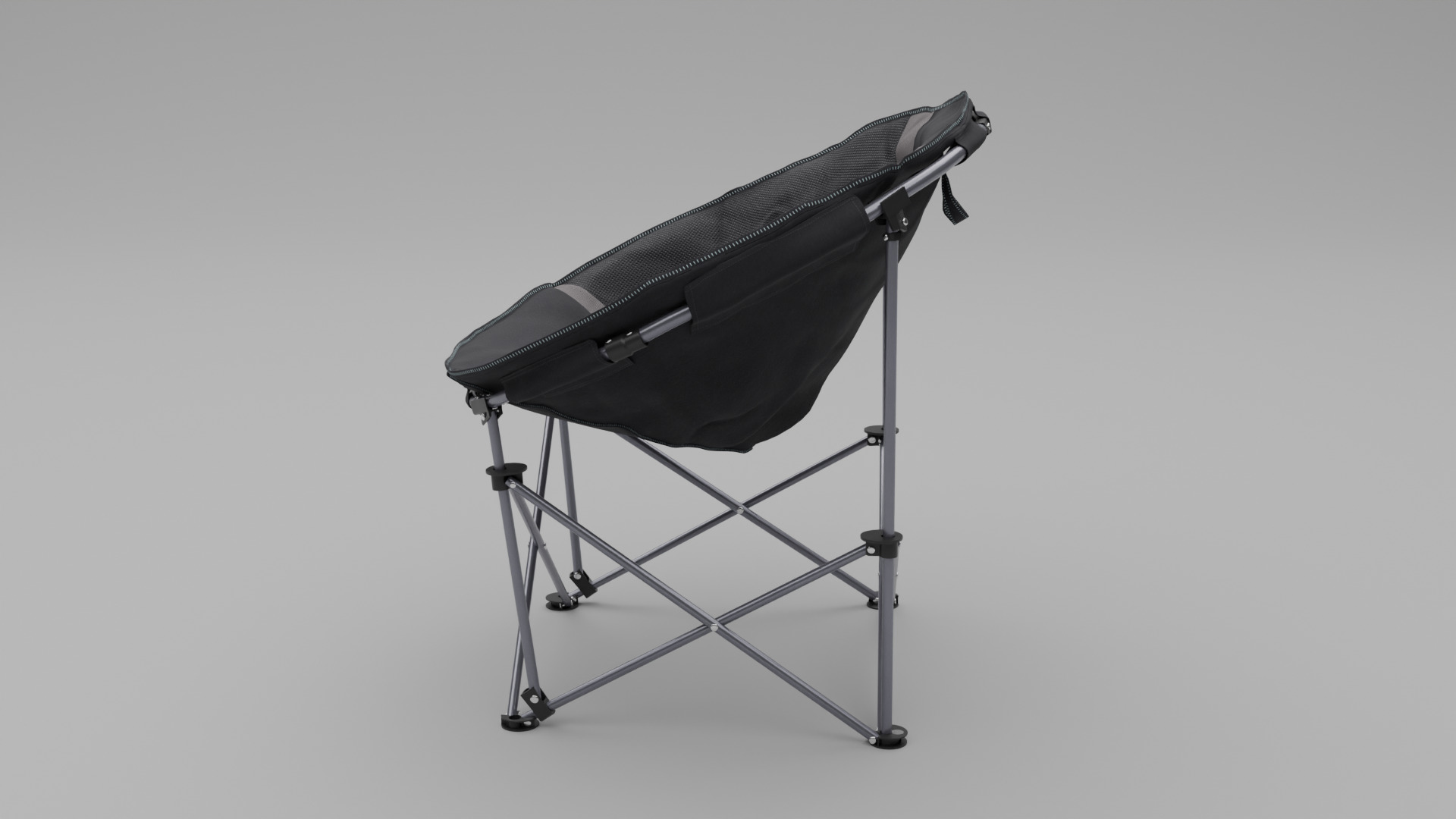 Beach Chair Low-poly 3D model_6