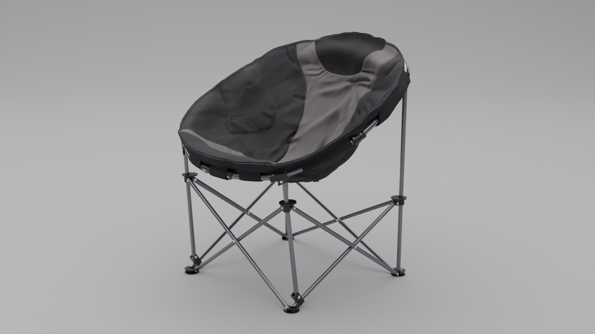 Beach Chair Low-poly 3D model_7