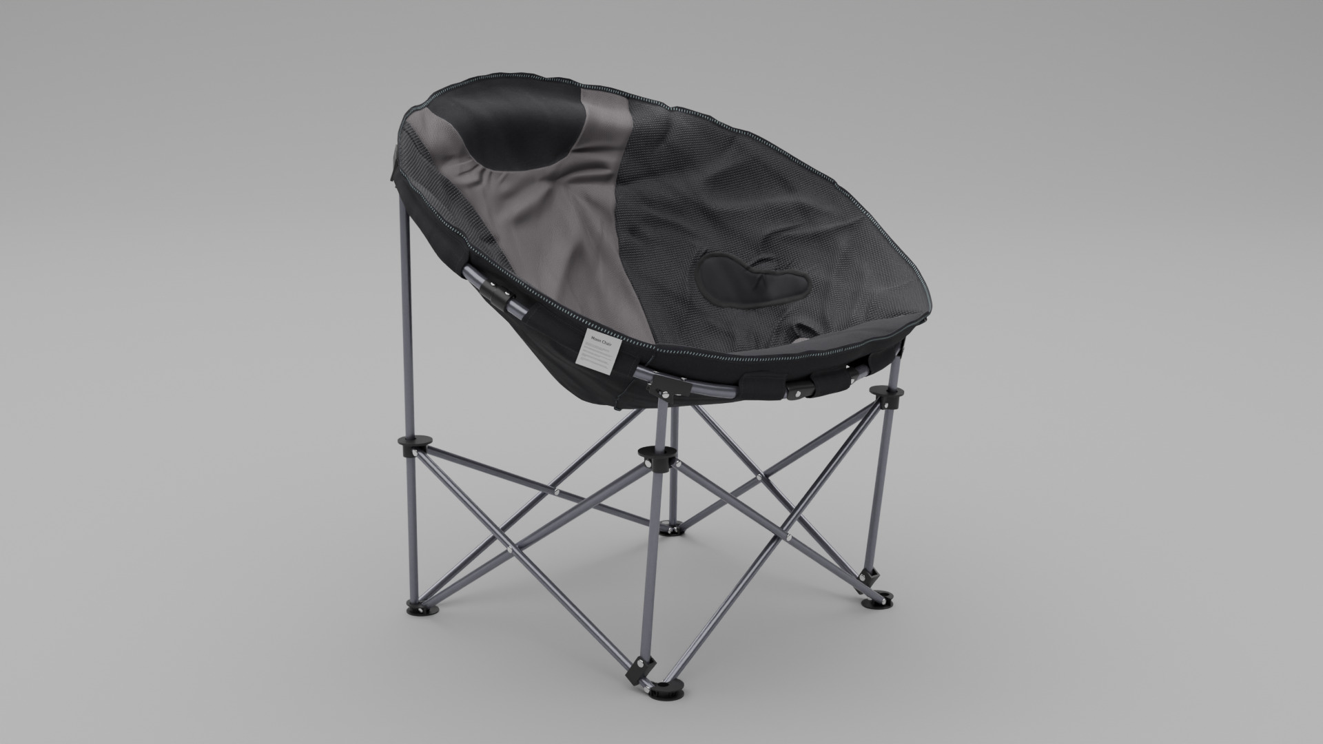 Beach Chair Low-poly 3D model_2