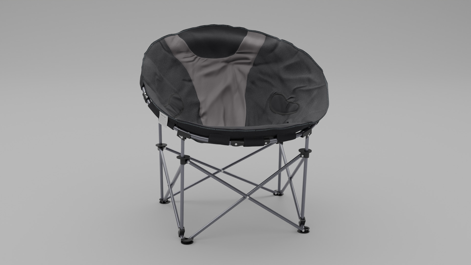Beach Chair Low-poly 3D model_1