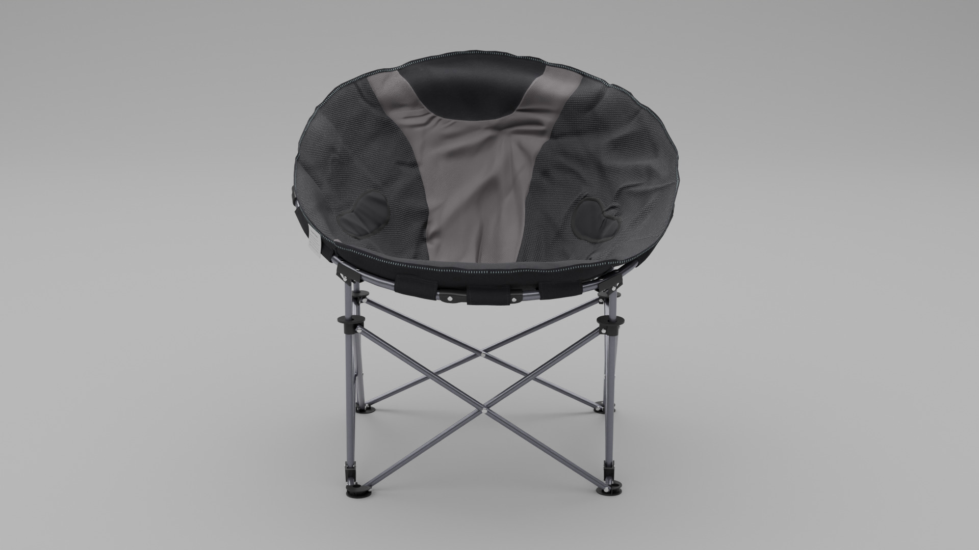 Beach Chair Low-poly 3D model_0