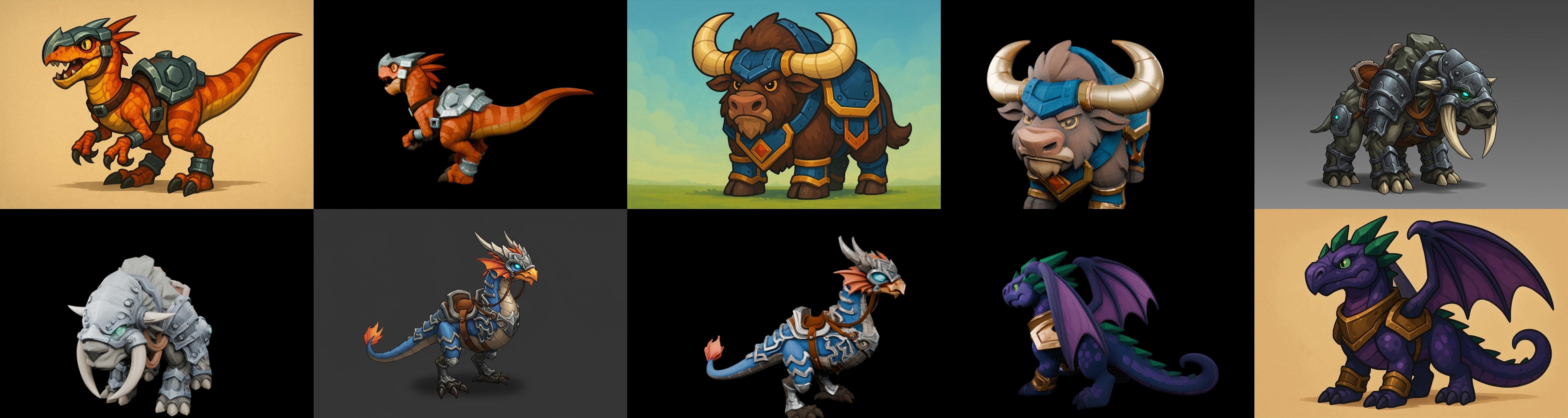 MountWorld bundle 36 pack 100 glb Low-poly 3D model_18