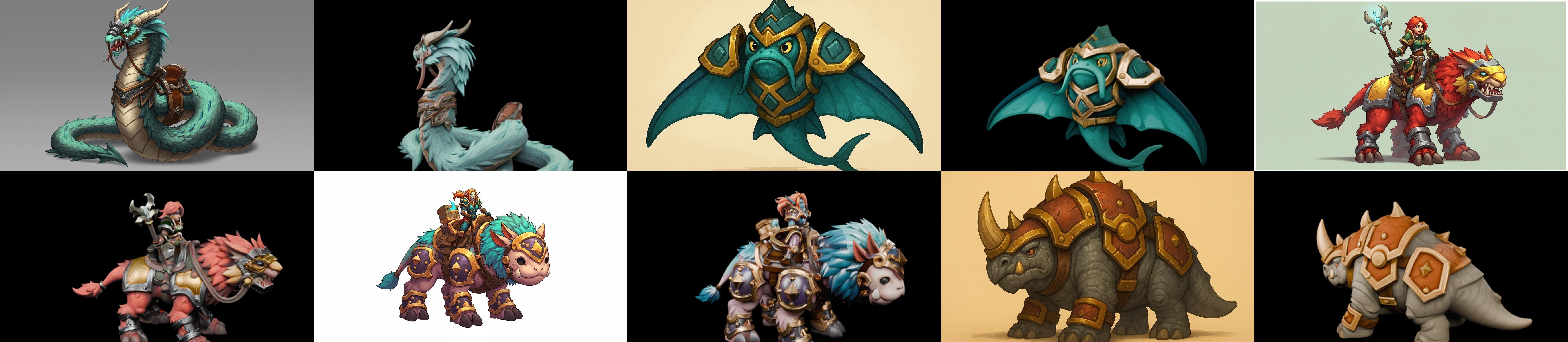 MountWorld bundle 36 pack 100 glb Low-poly 3D model_17