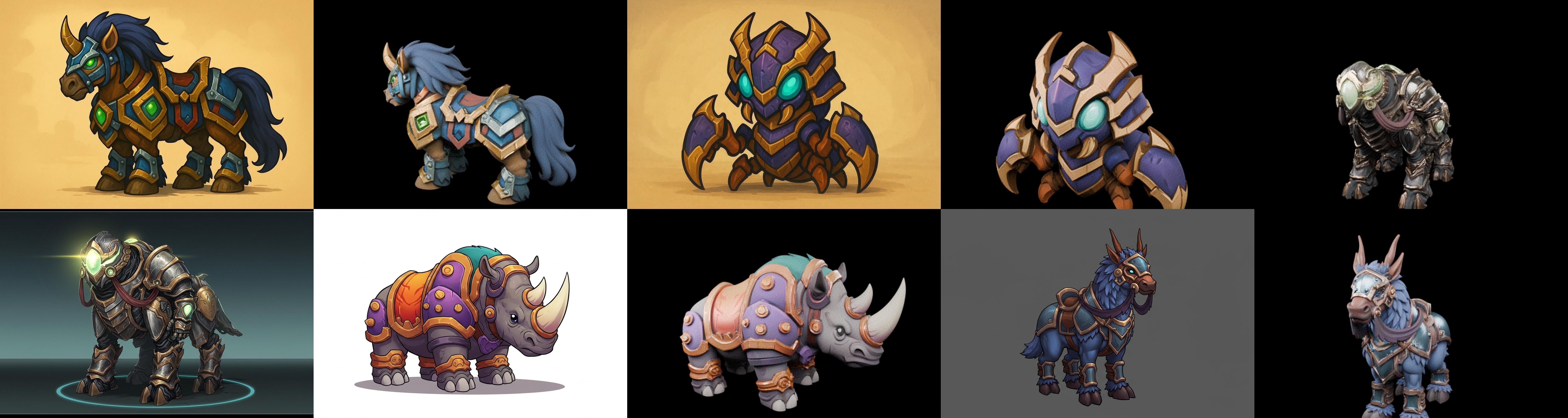 MountWorld bundle 36 pack 100 glb Low-poly 3D model_14