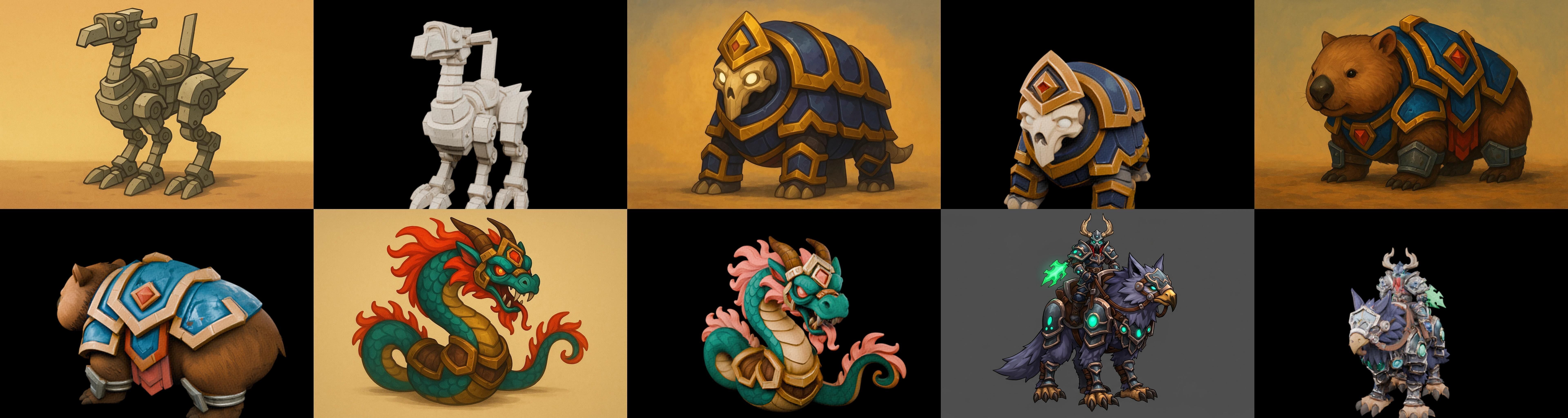 MountWorld bundle 36 pack 100 glb Low-poly 3D model_8