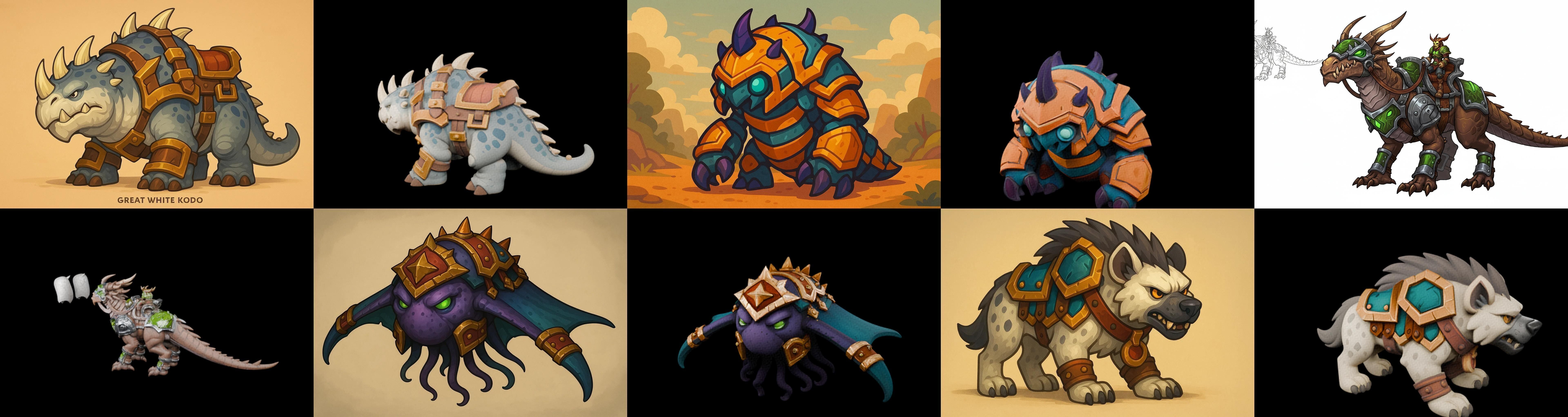 MountWorld bundle 36 pack 100 glb Low-poly 3D model_6