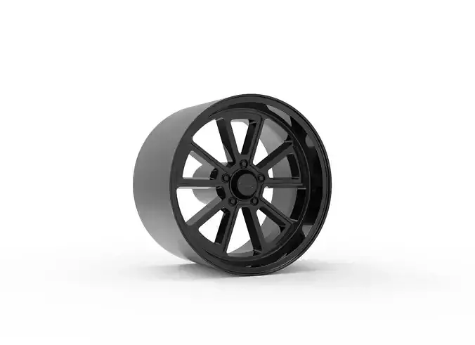 AMERICAN RACING DRAFT WHEEL 3D PRINT MODEL