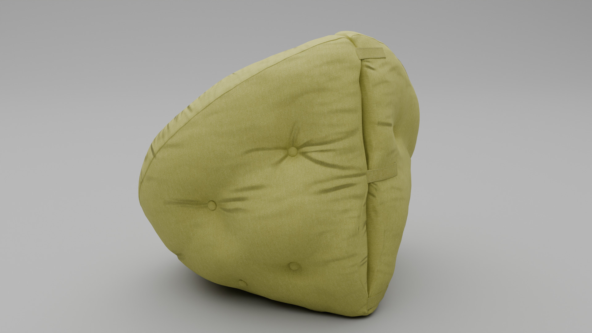 Bean Bag Low-poly 3D model_4