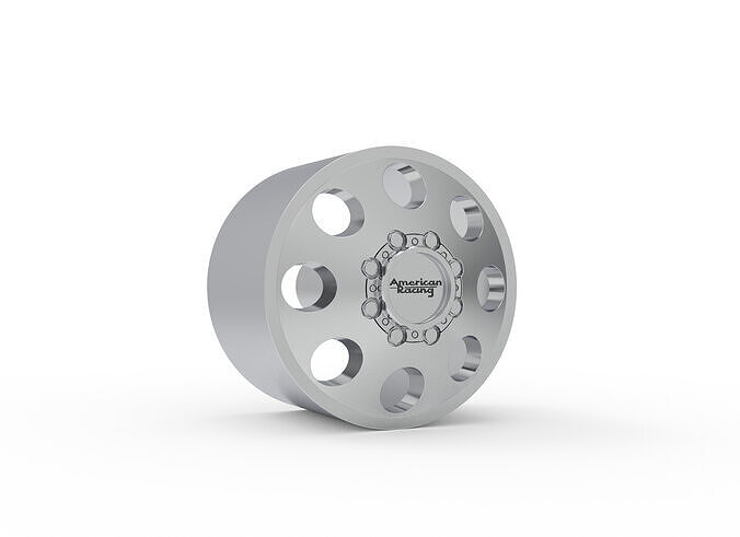 AMERICAN RACING front baja dually WHEEL 3D PRINT MODEL 3D print model