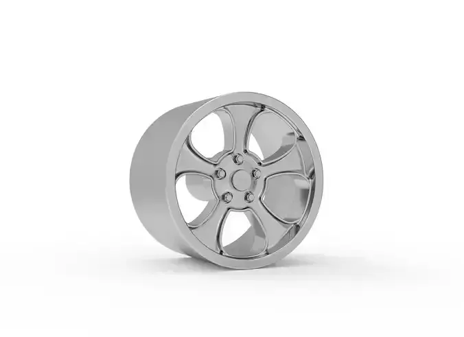 AMERICAN RACING GASSER WHEEL 3D PRINT MODEL