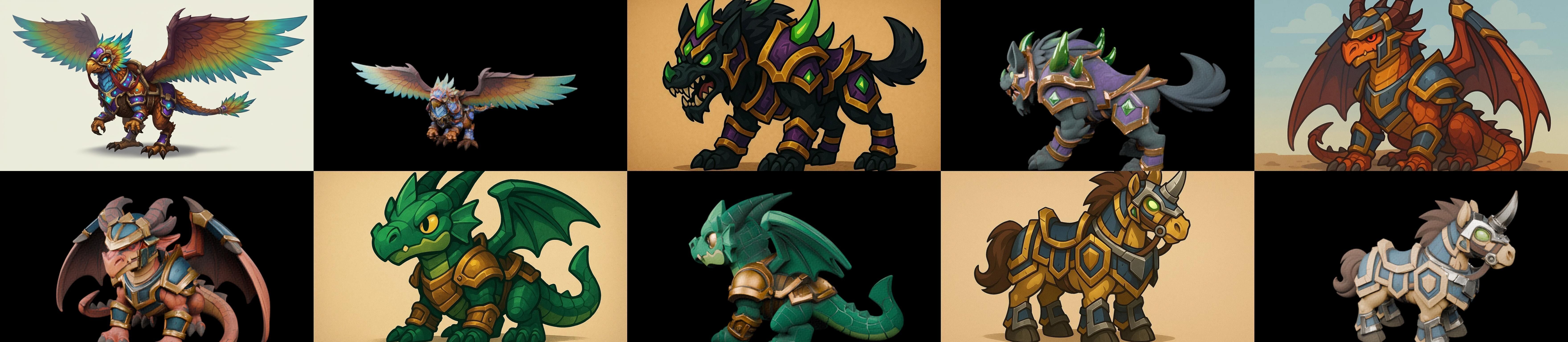 MountWorld bundle 33 pack 100 glb Low-poly 3D model_13