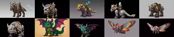 MountWorld bundle 33 pack 100 glb