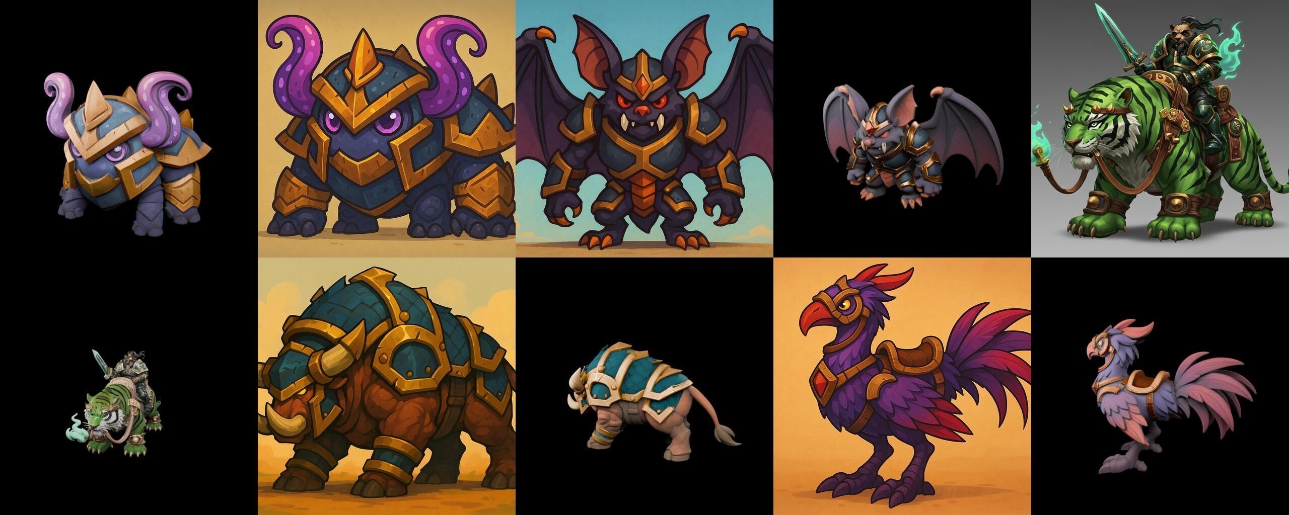 MountWorld bundle 33 pack 100 glb Low-poly 3D model_12