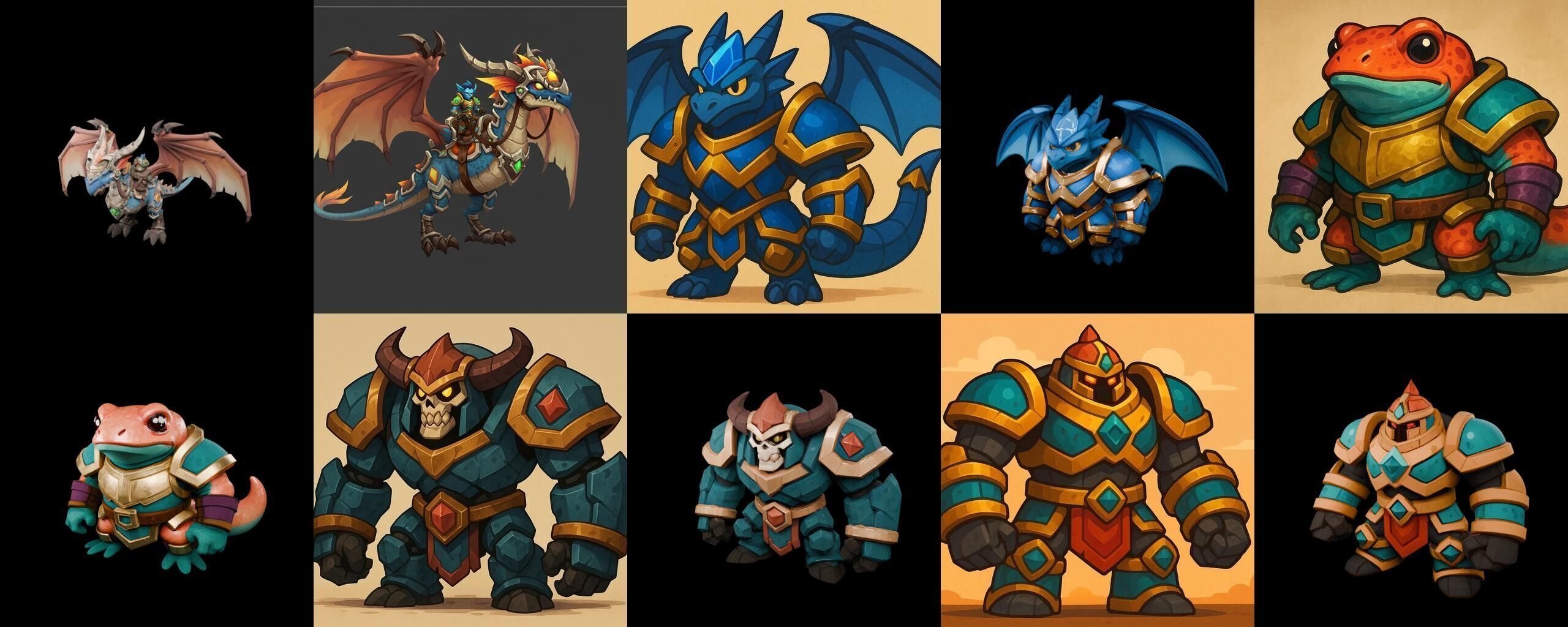 MountWorld bundle 33 pack 100 glb Low-poly 3D model_5