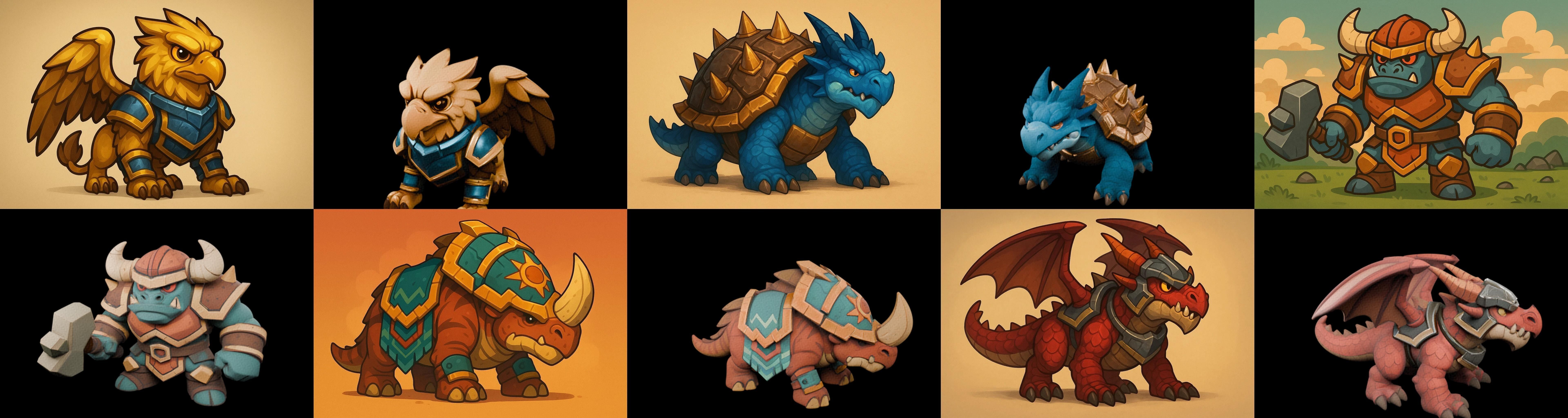 MountWorld bundle 33 pack 100 glb Low-poly 3D model_4