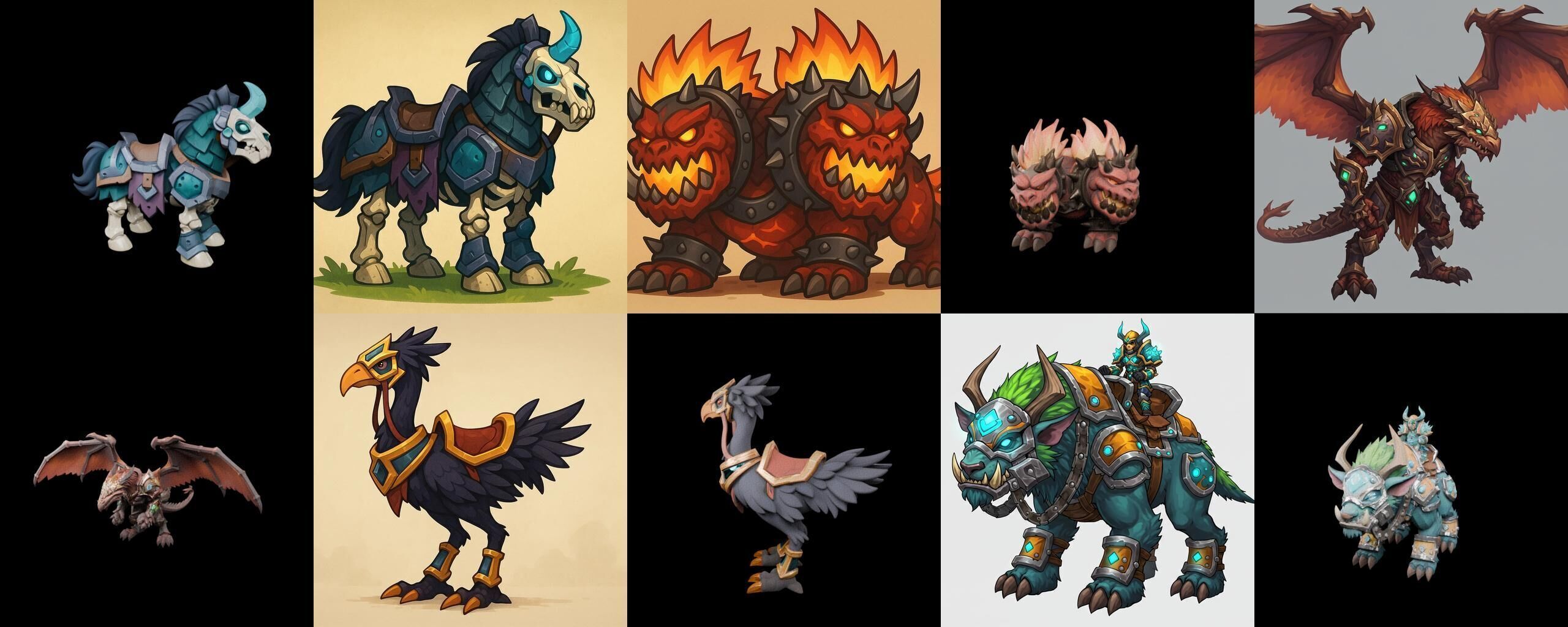 MountWorld bundle 33 pack 100 glb Low-poly 3D model_1