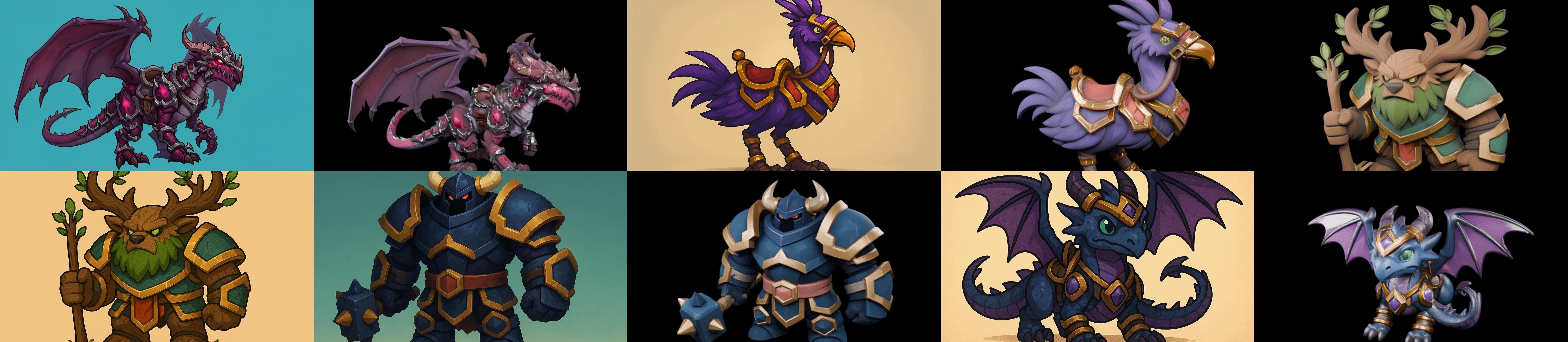 MountWorld bundle 33 pack 100 glb Low-poly 3D model_2