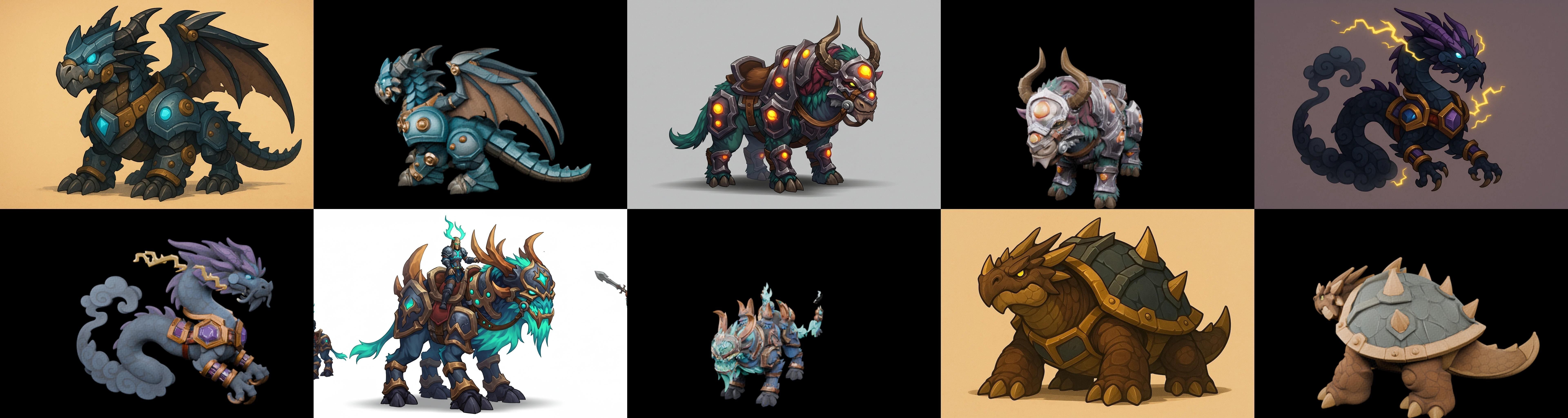 MountWorld bundle 33 pack 100 glb Low-poly 3D model_9